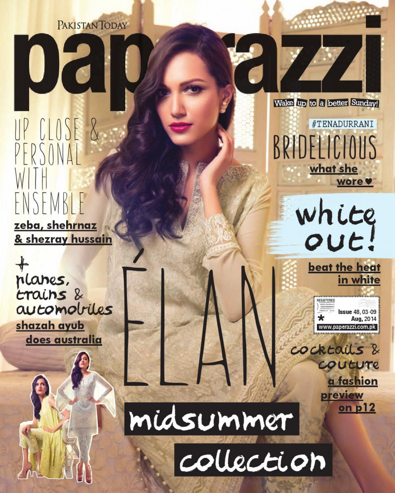  featured on the Pakistan Today Paperazzi cover from August 2014