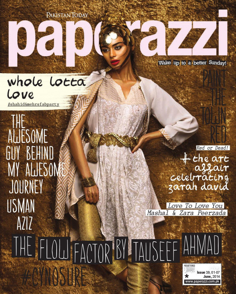  featured on the Pakistan Today Paperazzi cover from June 2014