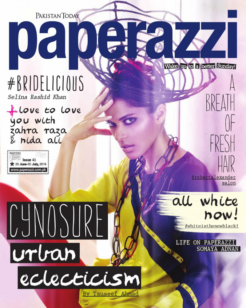  featured on the Pakistan Today Paperazzi cover from June 2014