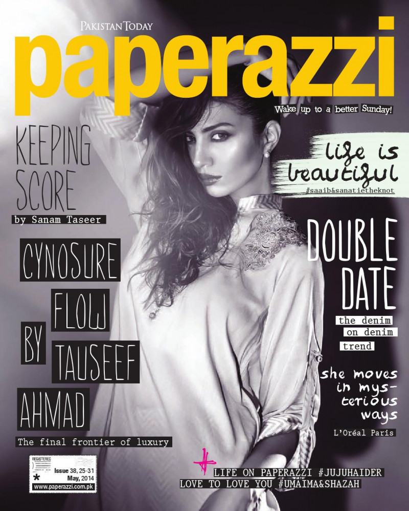  featured on the Pakistan Today Paperazzi cover from May 2014
