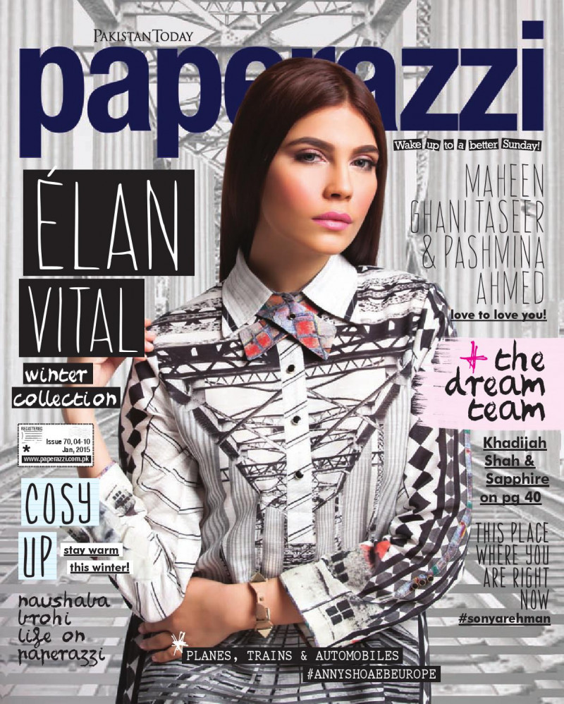  featured on the Pakistan Today Paperazzi cover from January 2015