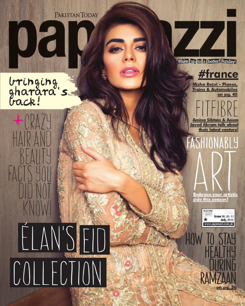  featured on the Pakistan Today Paperazzi cover from July 2015