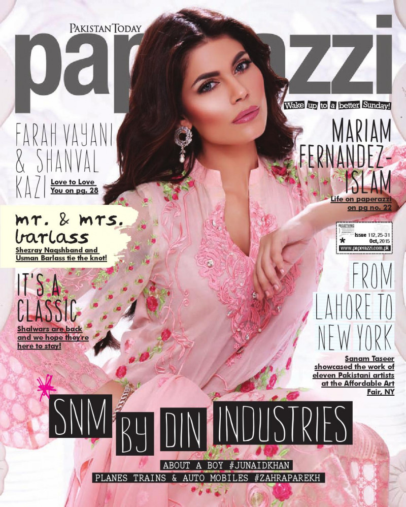 featured on the Pakistan Today Paperazzi cover from October 2015