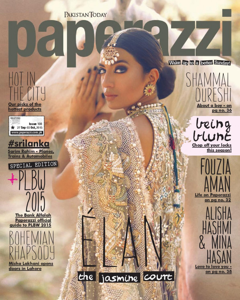  featured on the Pakistan Today Paperazzi cover from September 2015