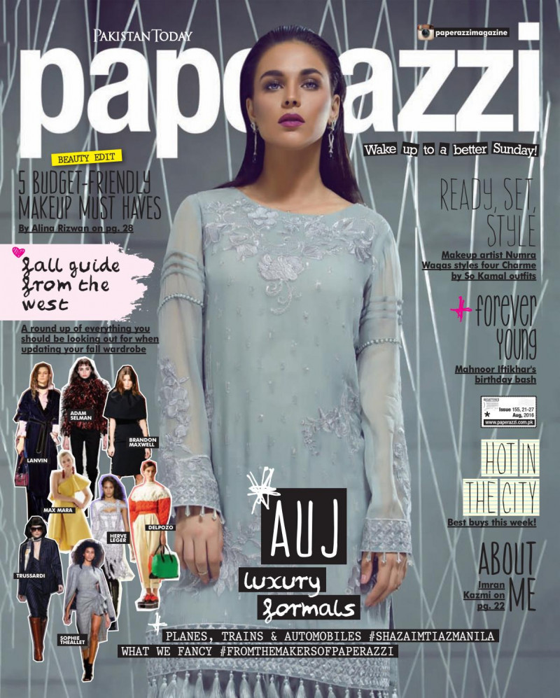  featured on the Pakistan Today Paperazzi cover from August 2016