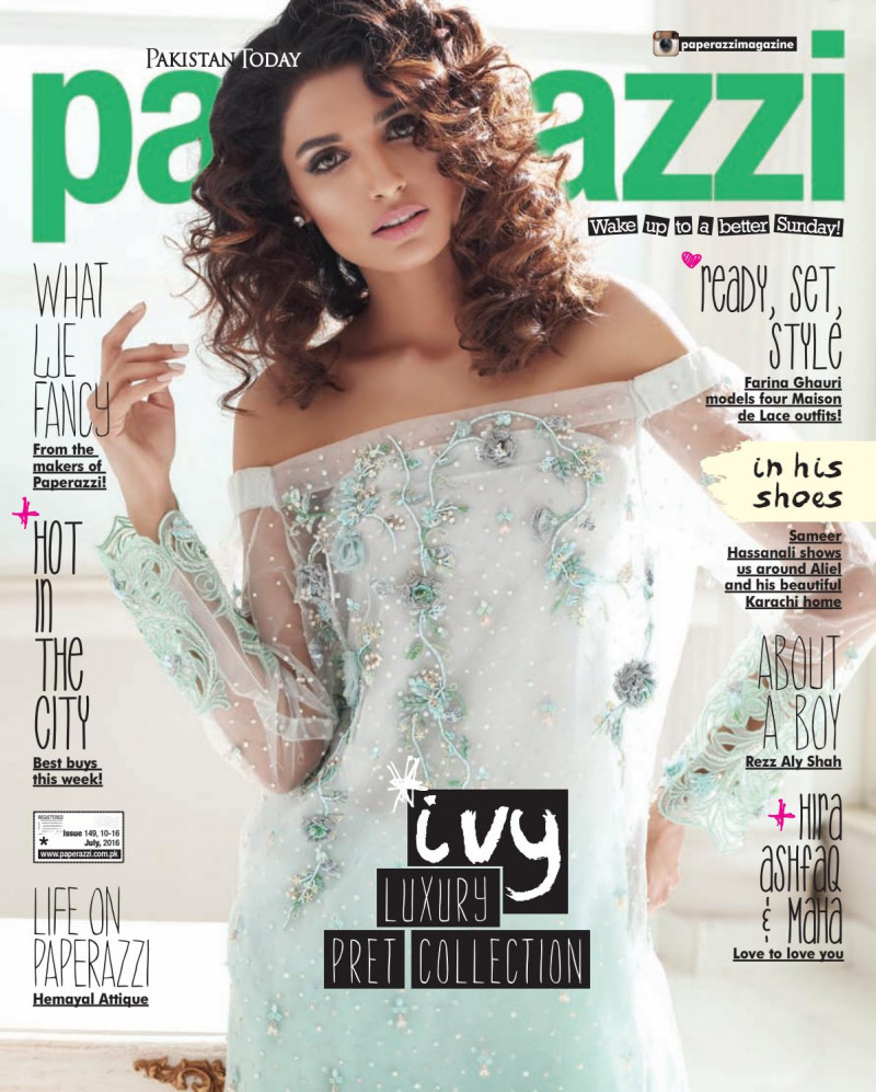  featured on the Pakistan Today Paperazzi cover from July 2016