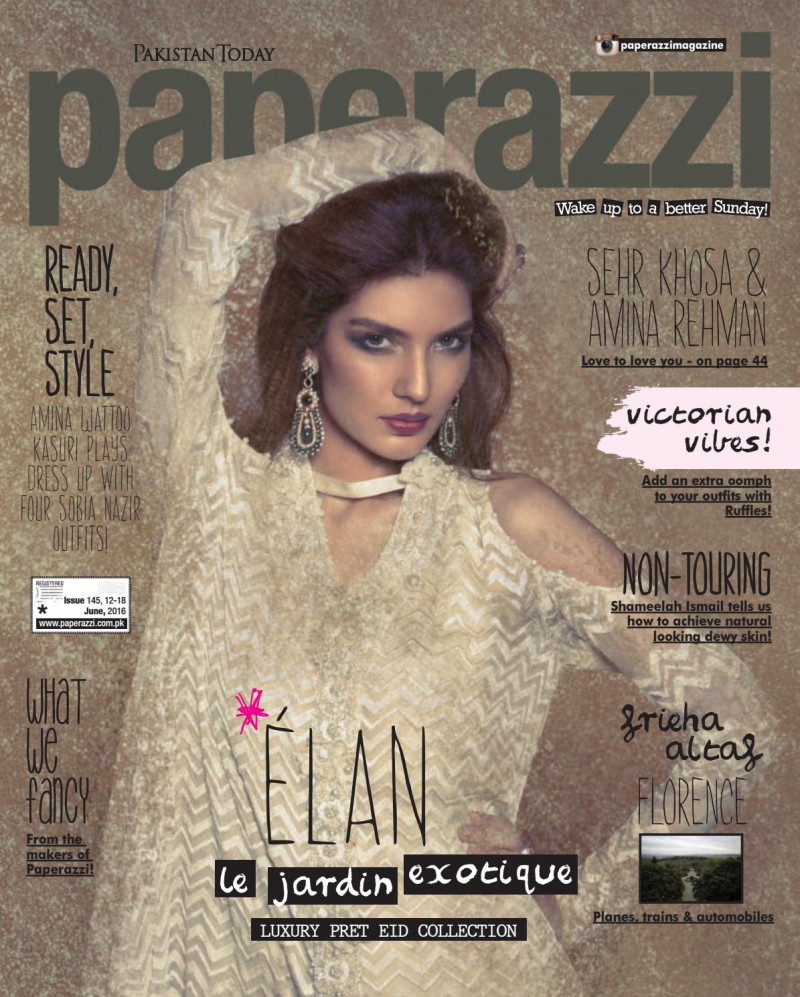  featured on the Pakistan Today Paperazzi cover from June 2016