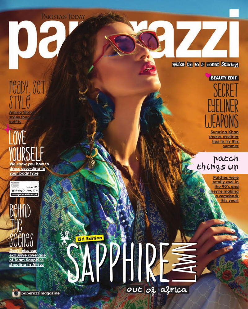  featured on the Pakistan Today Paperazzi cover from May 2016