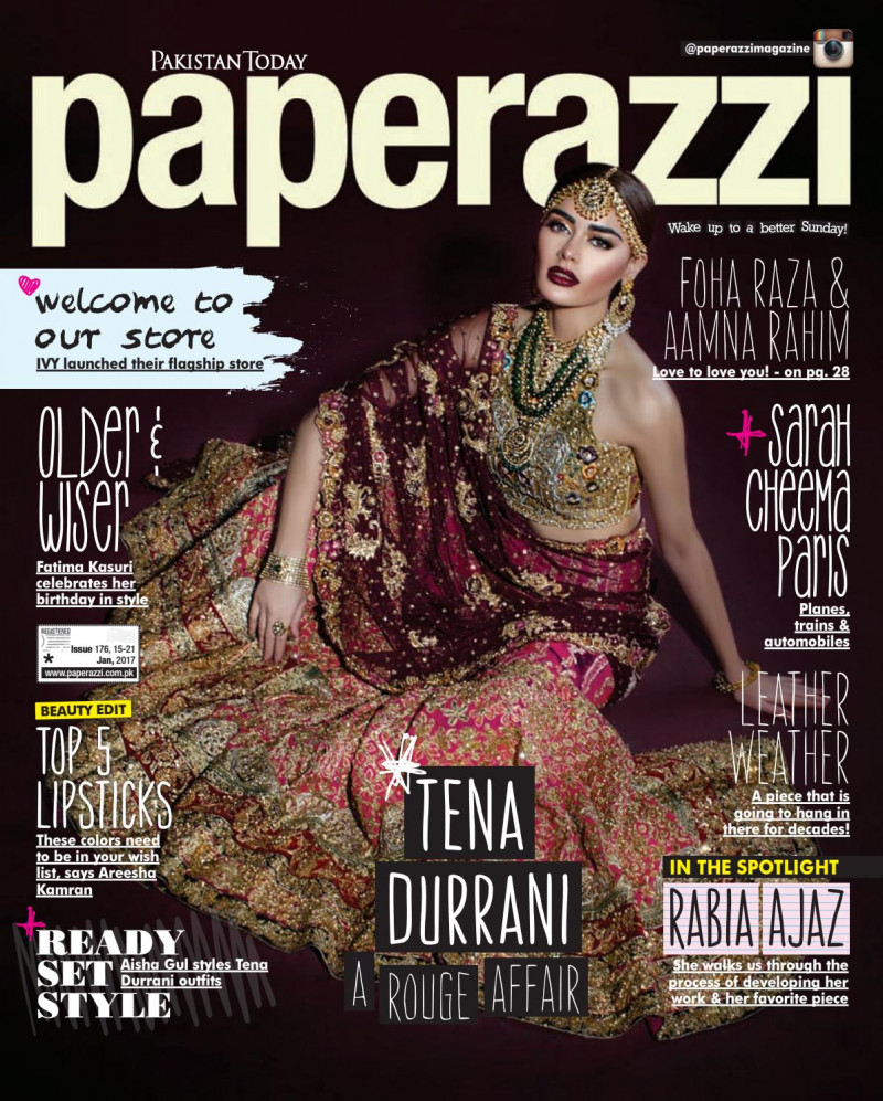  featured on the Pakistan Today Paperazzi cover from January 2017