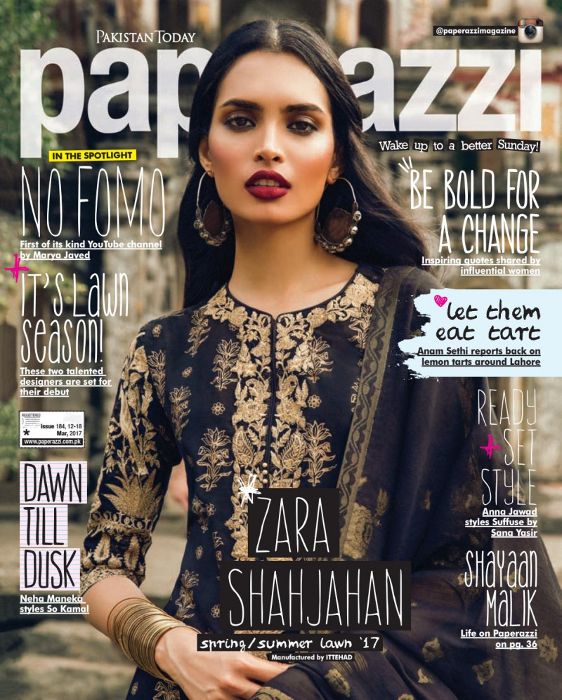  featured on the Pakistan Today Paperazzi cover from March 2017