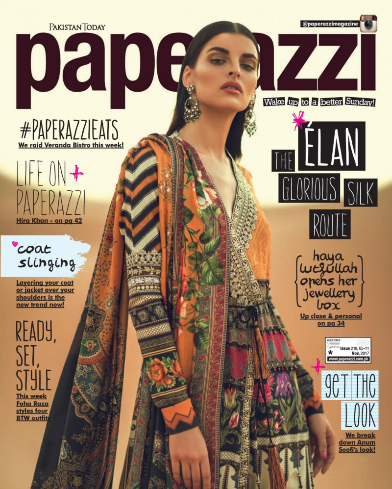  featured on the Pakistan Today Paperazzi cover from November 2017