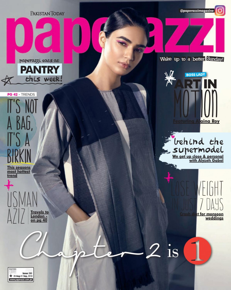  featured on the Pakistan Today Paperazzi cover from August 2018