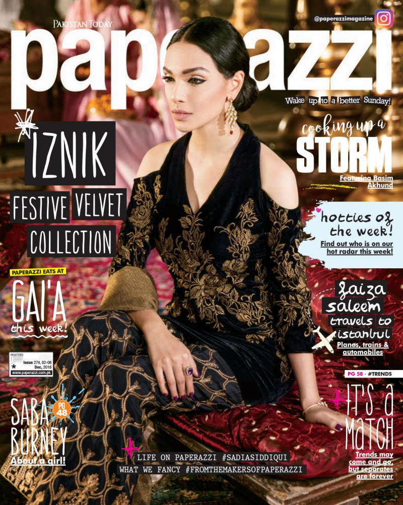  featured on the Pakistan Today Paperazzi cover from December 2018