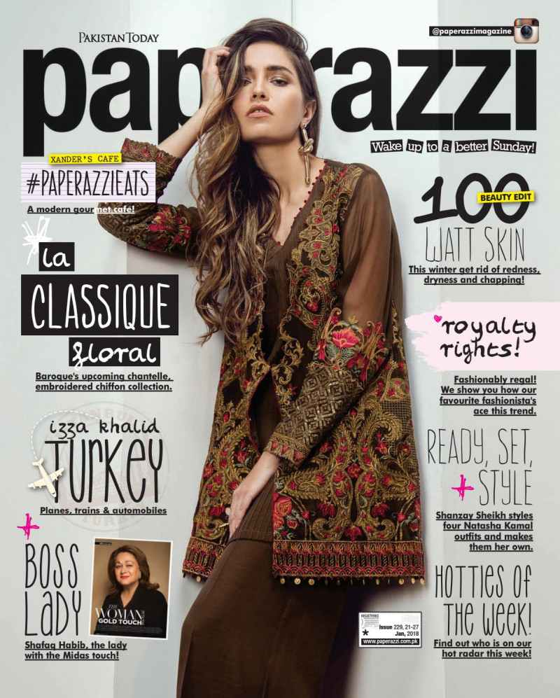  featured on the Pakistan Today Paperazzi cover from January 2018