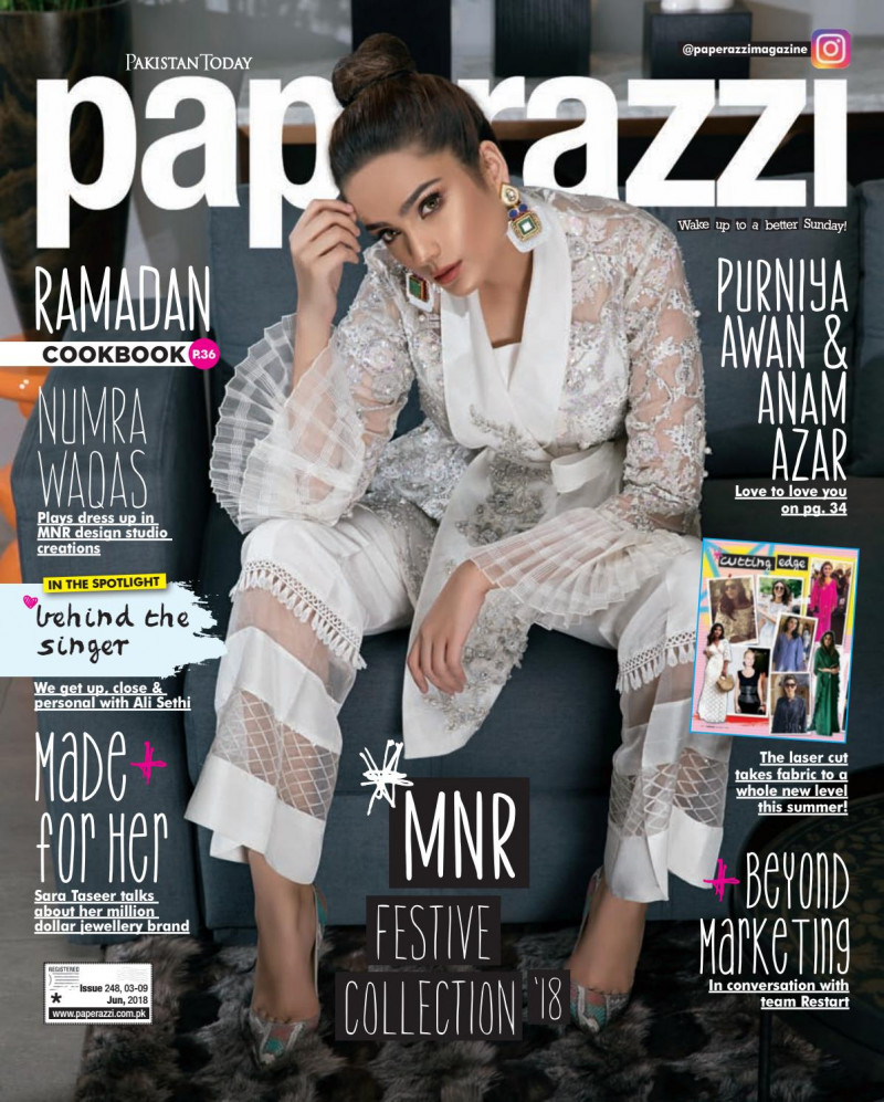  featured on the Pakistan Today Paperazzi cover from June 2018