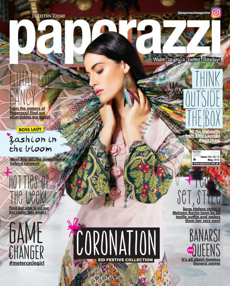  featured on the Pakistan Today Paperazzi cover from May 2018