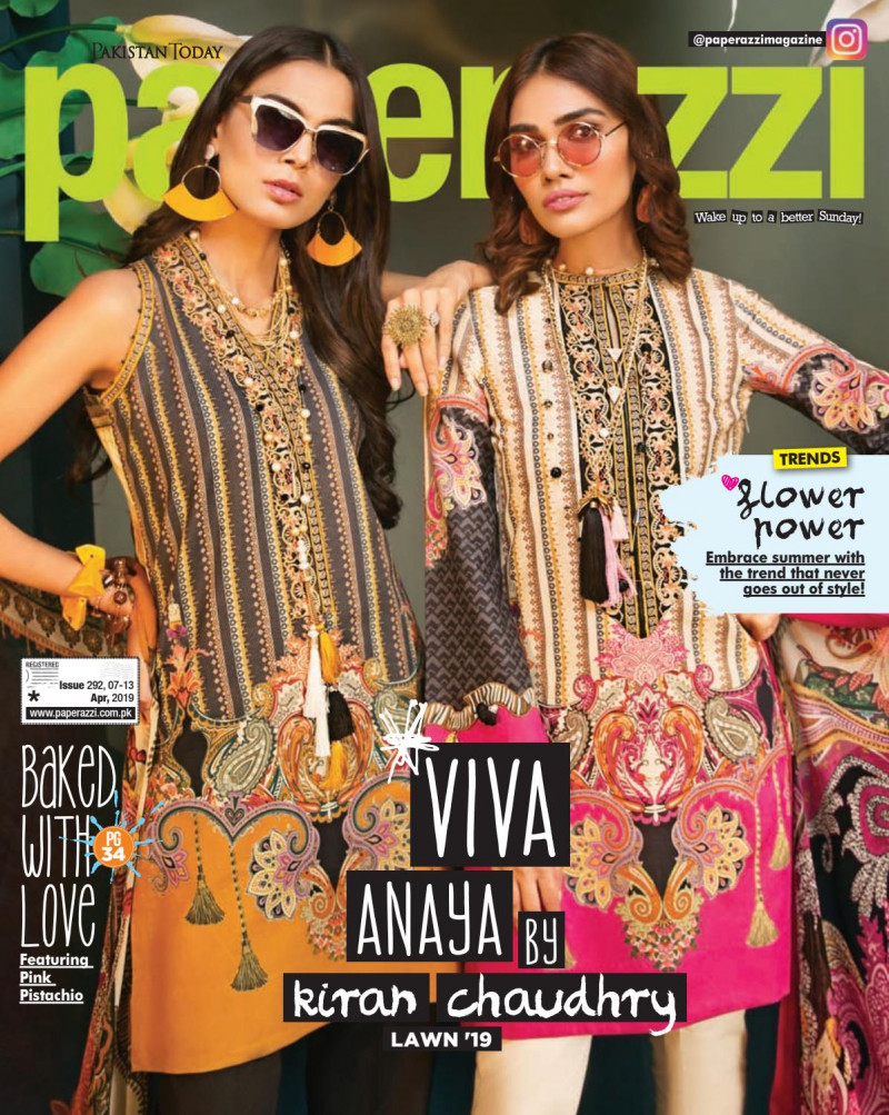  featured on the Pakistan Today Paperazzi cover from April 2019