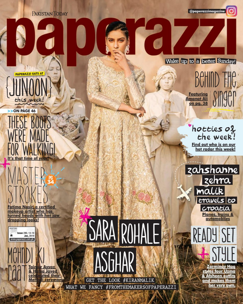  featured on the Pakistan Today Paperazzi cover from January 2019