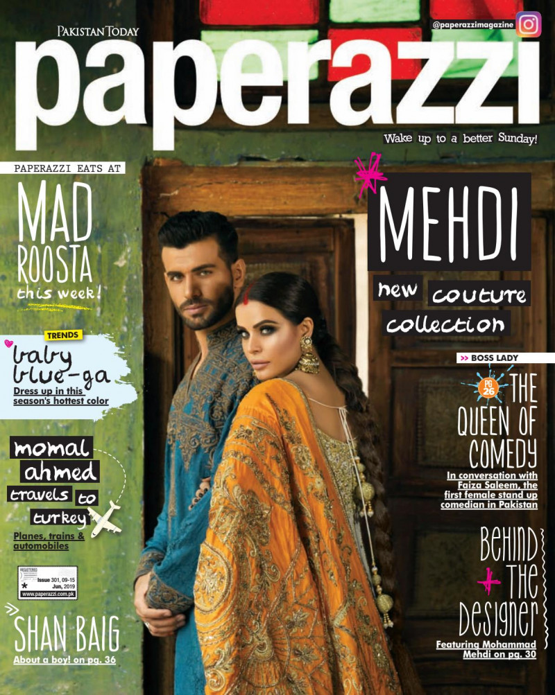  featured on the Pakistan Today Paperazzi cover from June 2019