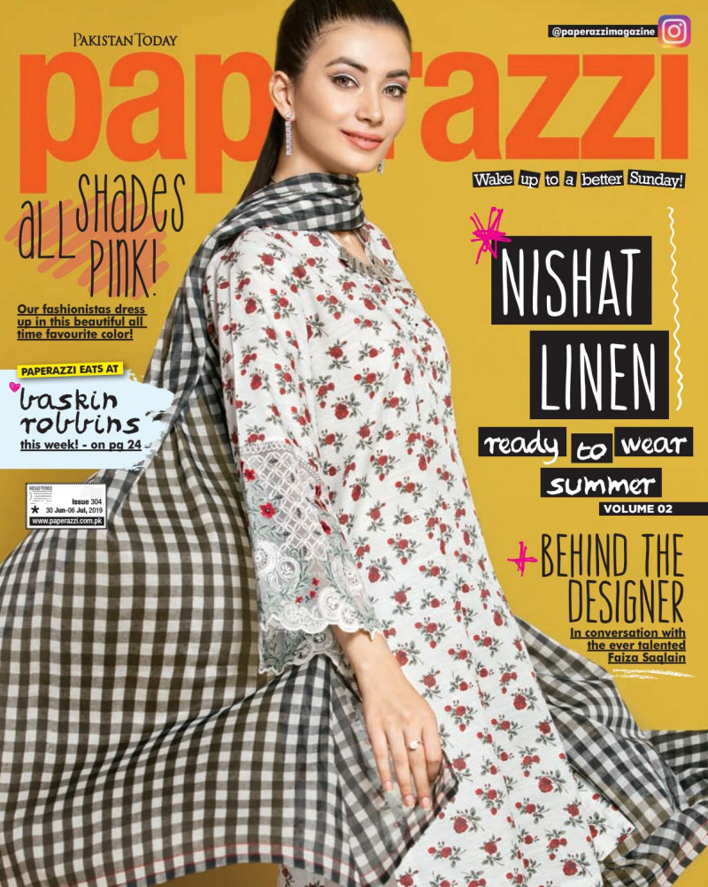  featured on the Pakistan Today Paperazzi cover from June 2019