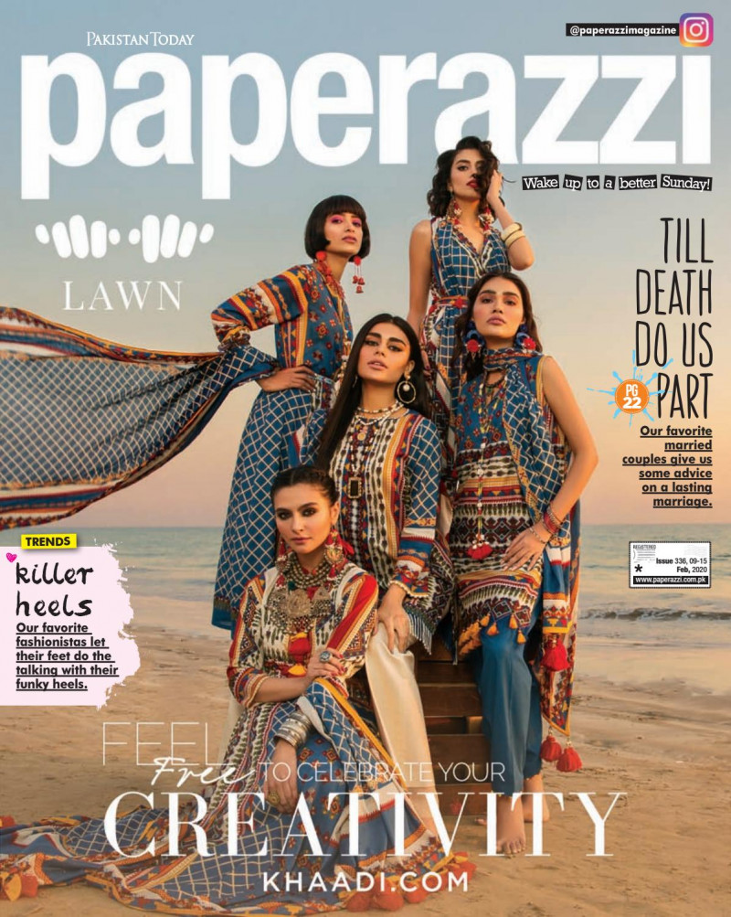  featured on the Pakistan Today Paperazzi cover from February 2020