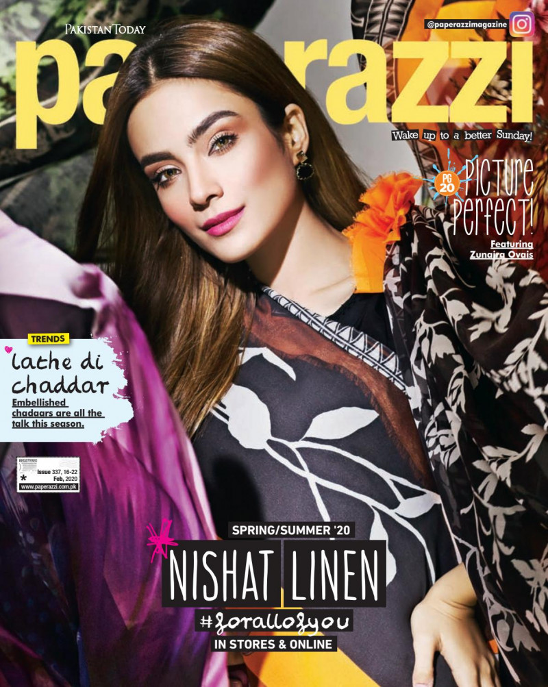  featured on the Pakistan Today Paperazzi cover from February 2020