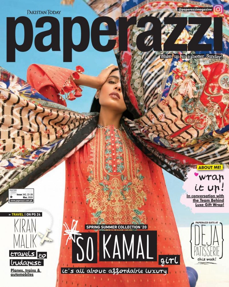  featured on the Pakistan Today Paperazzi cover from March 2020