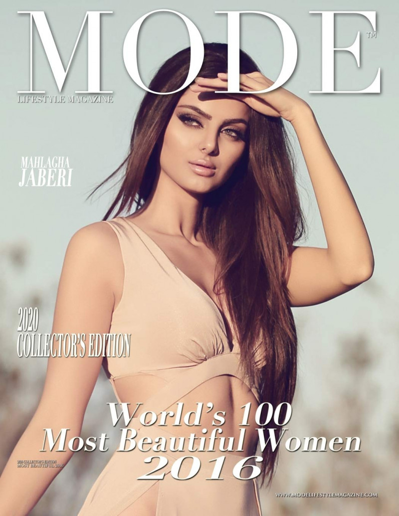 Mahlagha Jaberi featured on the Mode Lifestyle Magazine cover from December 2016