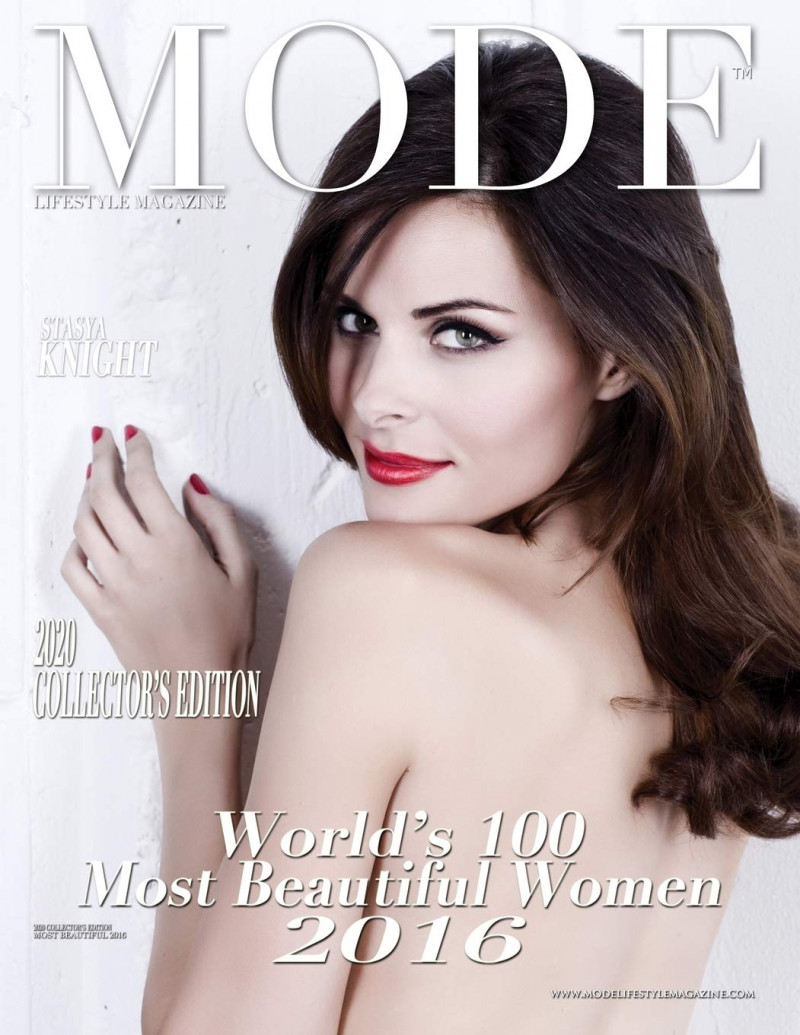 Stasya Night featured on the Mode Lifestyle Magazine cover from December 2016