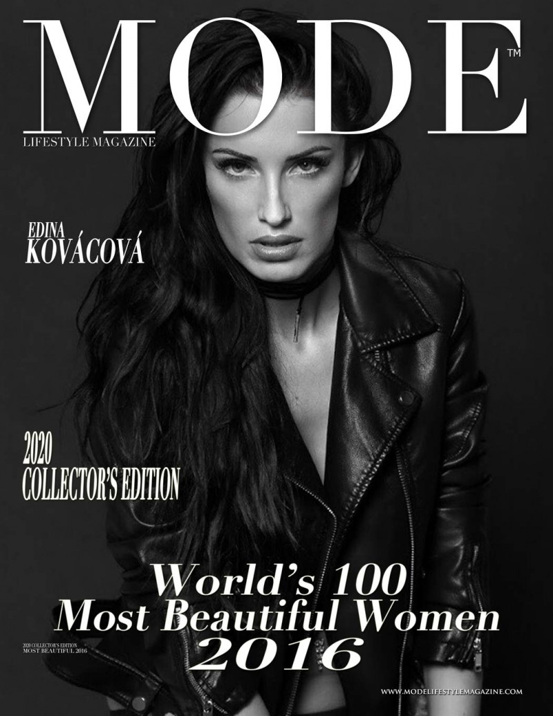 Edina Kovacova featured on the Mode Lifestyle Magazine cover from December 2016