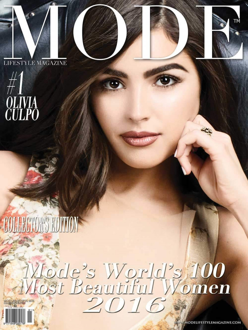 Olivia Culpo featured on the Mode Lifestyle Magazine cover from January 2017