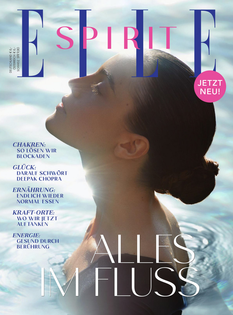 Maartje Verhoef featured on the Elle Spirit cover from April 2022