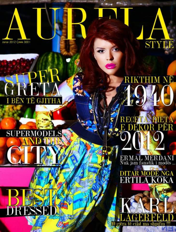  featured on the Aurela Style cover from January 2012