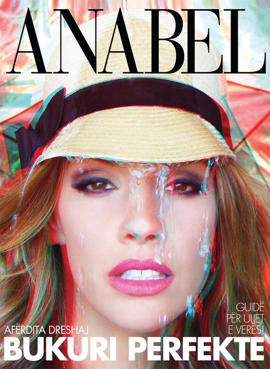 Aferdita Dreshaj featured on the Anabel cover from August 2011