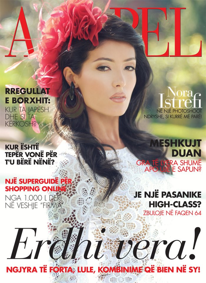 Nora Istrefi featured on the Anabel cover from May 2012