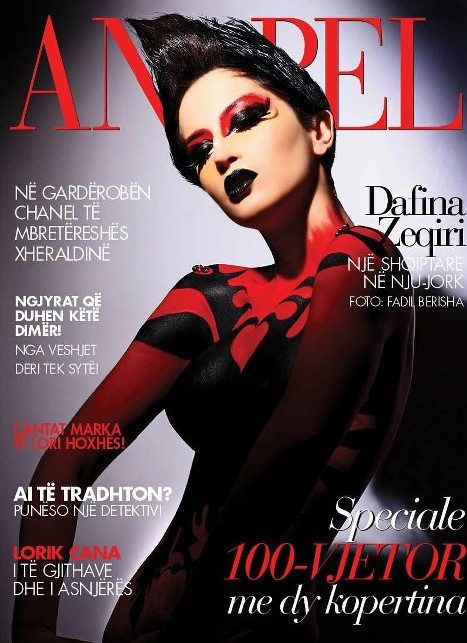 Dafina Zeqiri featured on the Anabel cover from November 2012