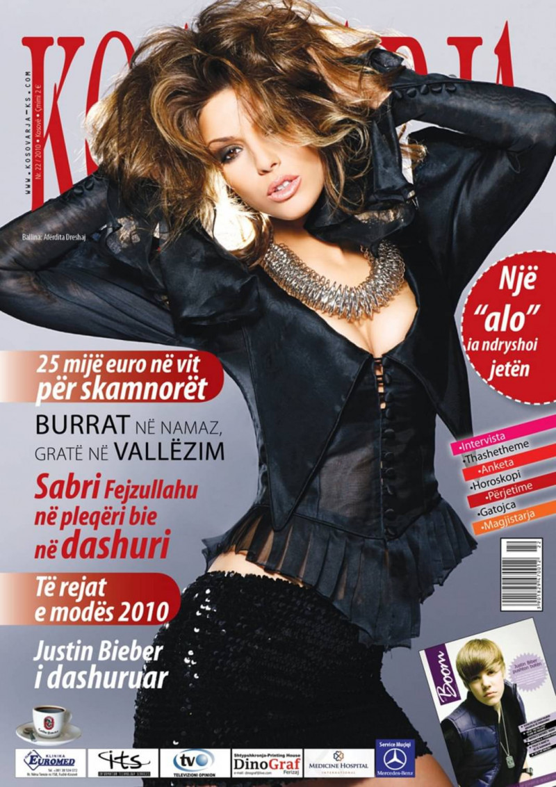 Aferdita Dreshaj featured on the Kosovarja cover from November 2010