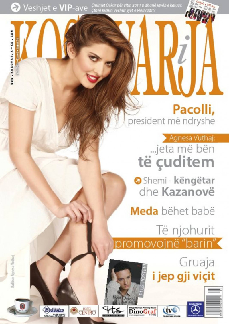 Agnesa Vuthaj featured on the Kosovarja cover from March 2011
