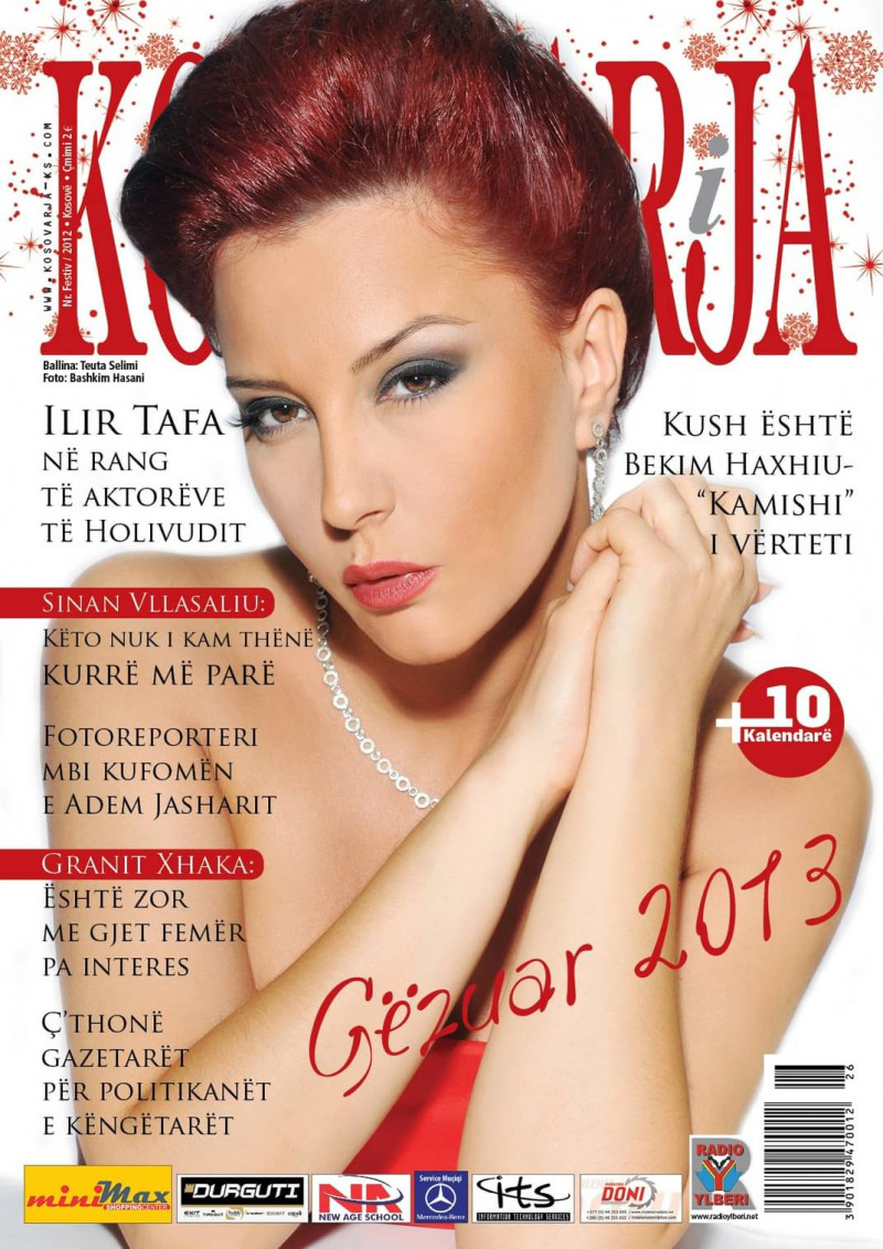 Teuta Selimi featured on the Kosovarja cover from December 2012