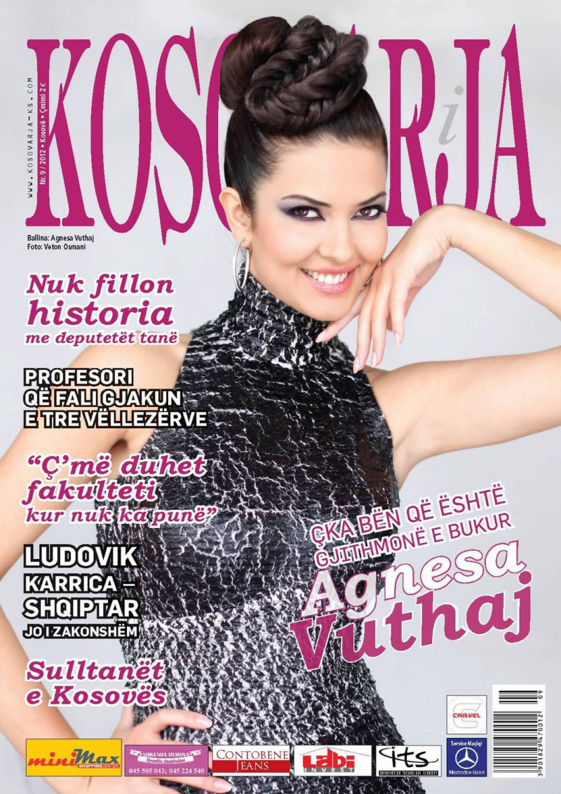 Agnesa Vuthaj featured on the Kosovarja cover from May 2012