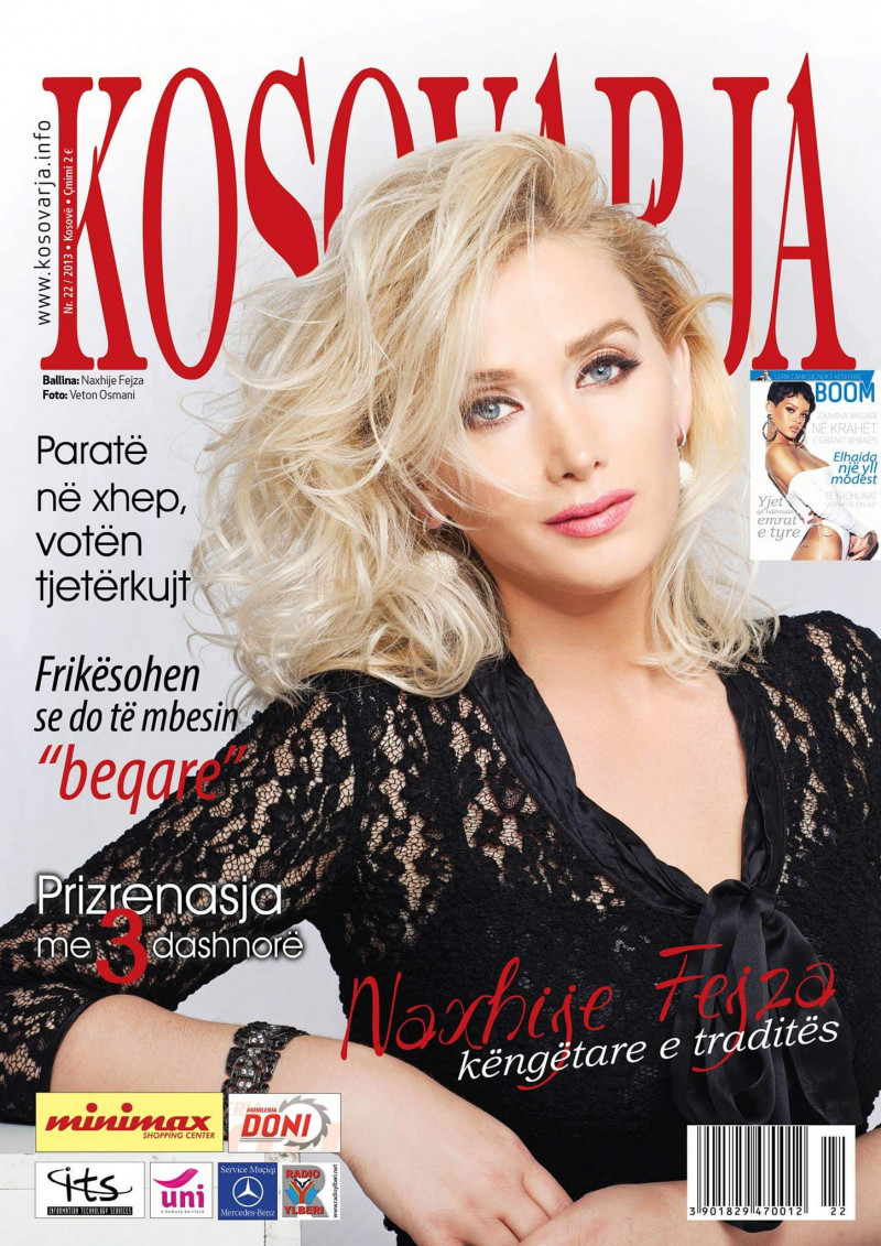 Naxhije Fejza featured on the Kosovarja cover from November 2013