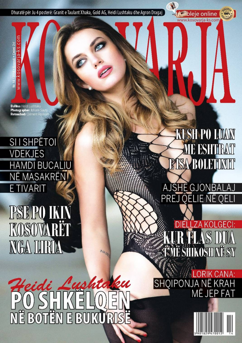 Heidi Lushtaku featured on the Kosovarja cover from November 2014