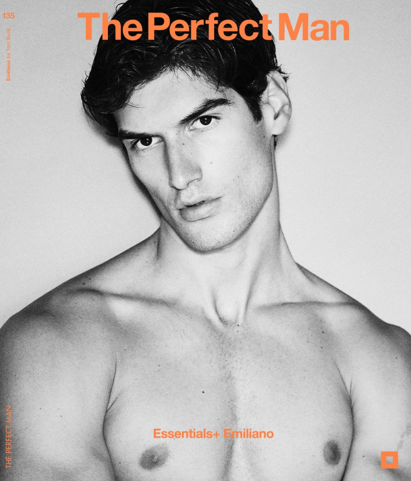 Emiliano Marku featured on the The Perfect Man cover from February 2023