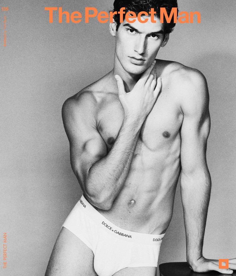 Emiliano Marku featured on the The Perfect Man cover from February 2023