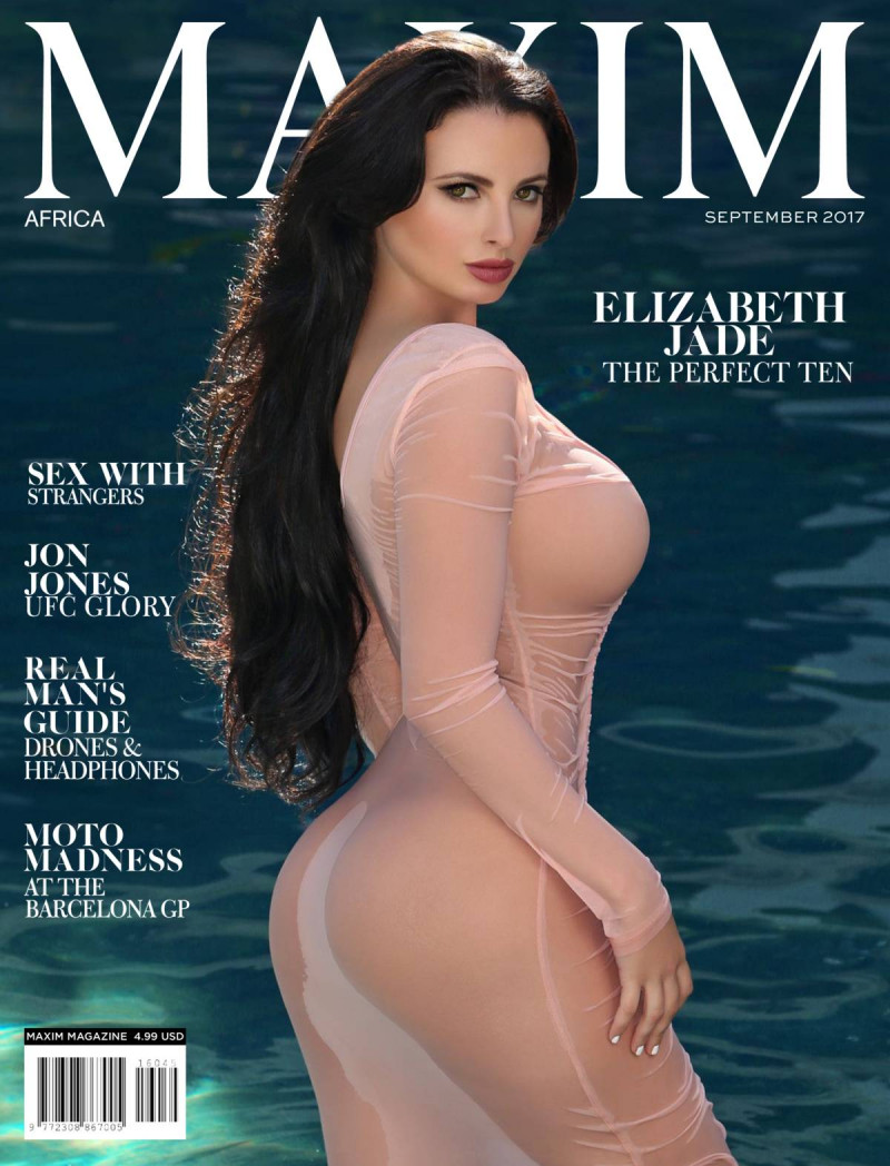 Elizabeth Jade featured on the Maxim Africa cover from September 2017