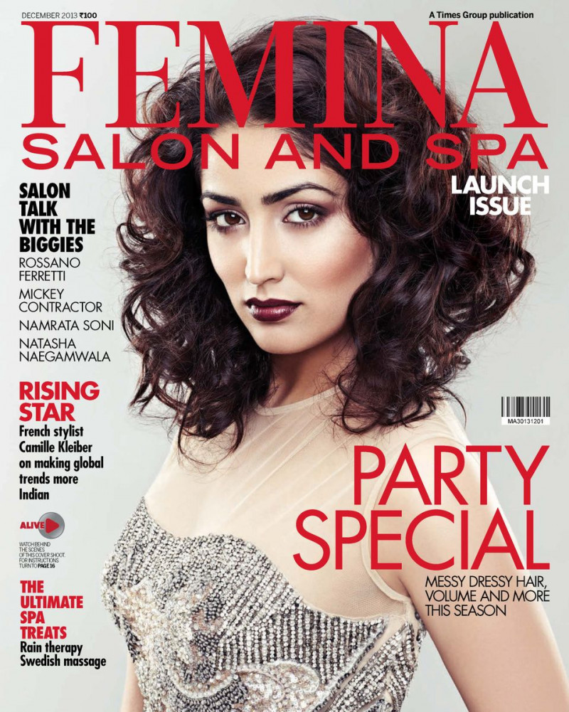  featured on the Femina Salon and Spa cover from December 2013