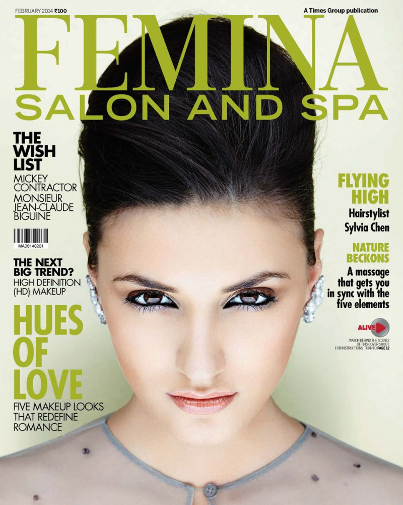  featured on the Femina Salon and Spa cover from February 2014