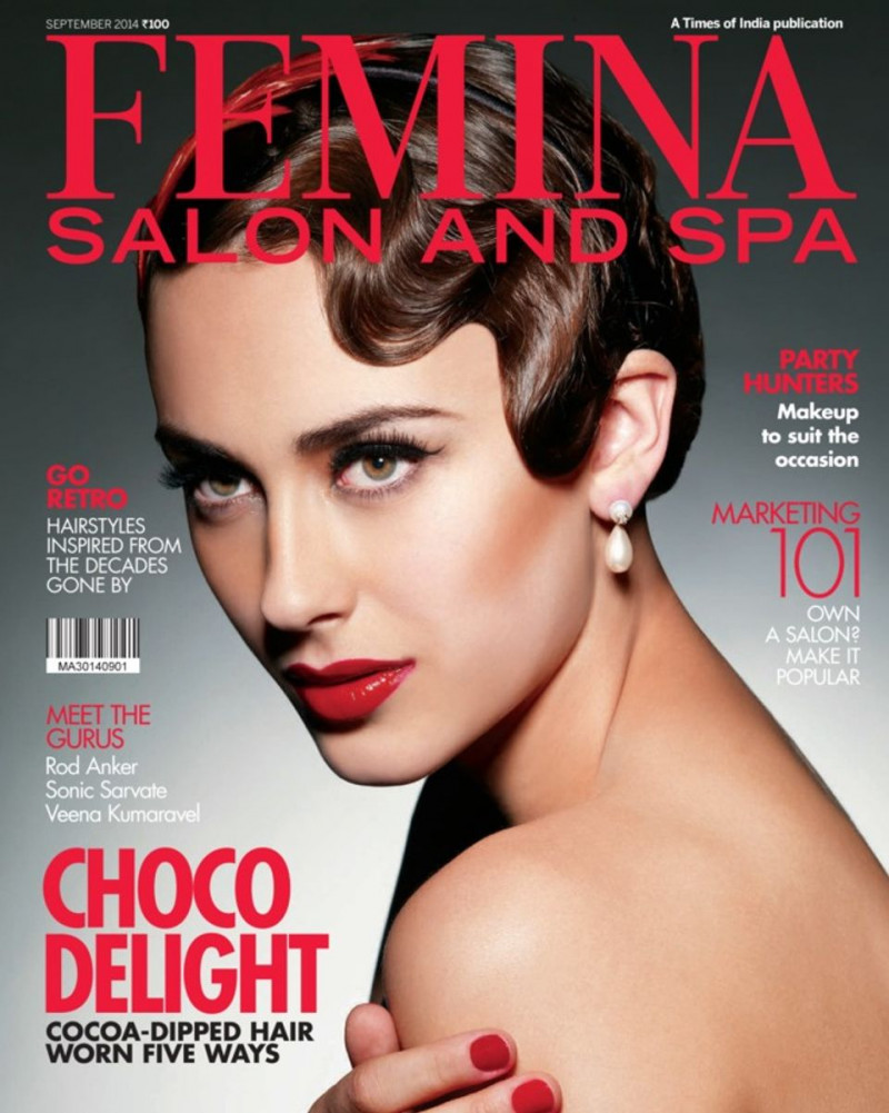  featured on the Femina Salon and Spa cover from September 2014