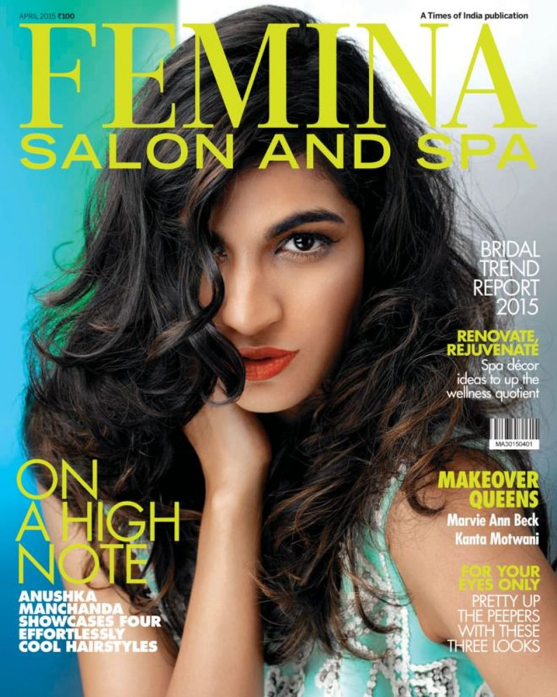  featured on the Femina Salon and Spa cover from April 2015