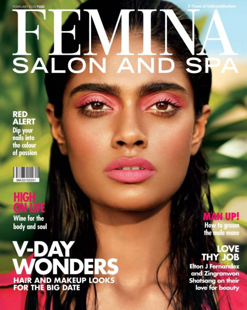  featured on the Femina Salon and Spa cover from February 2015
